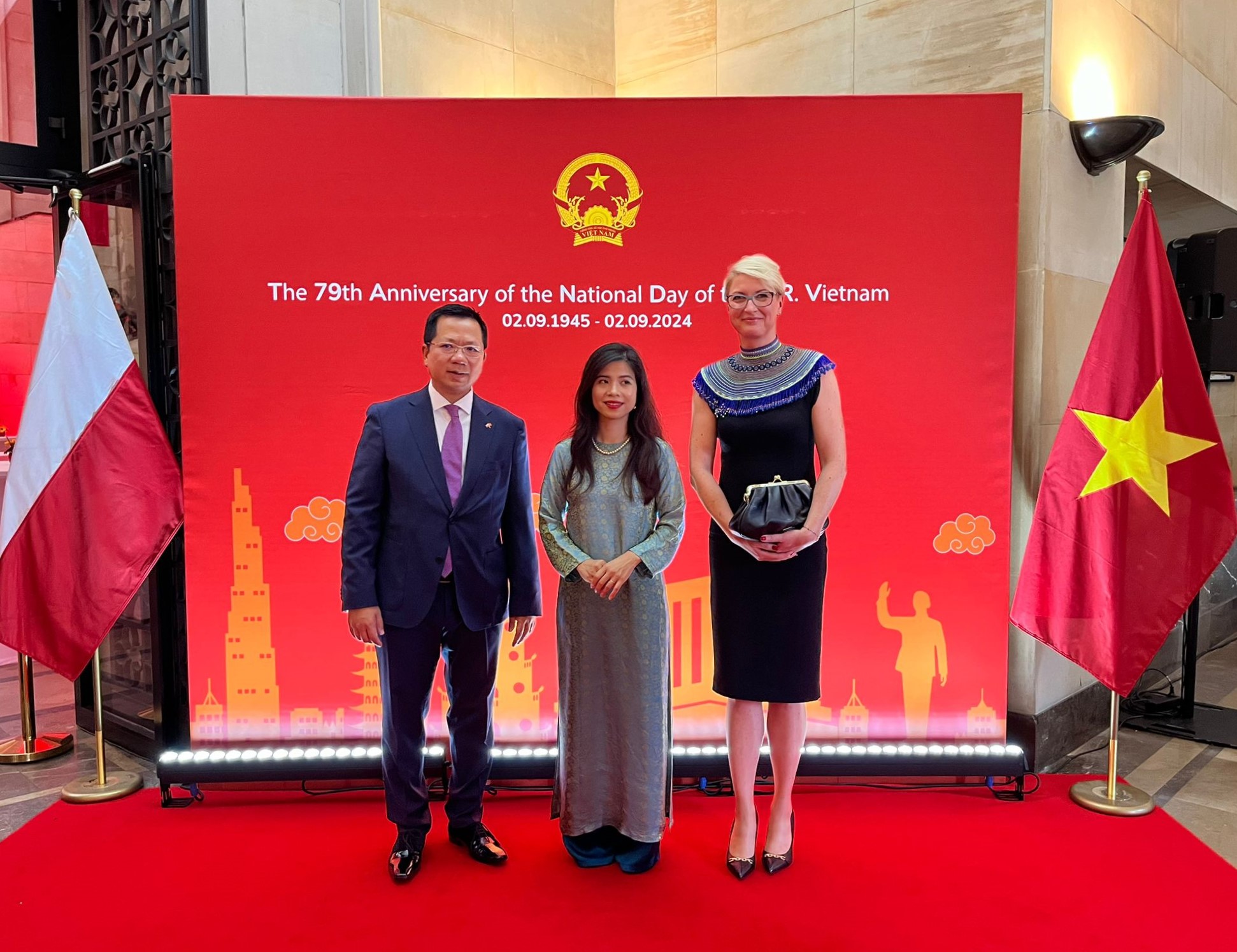 Prorektorka UŁ na uroczystości Dnia Niepodległości Wietnamu