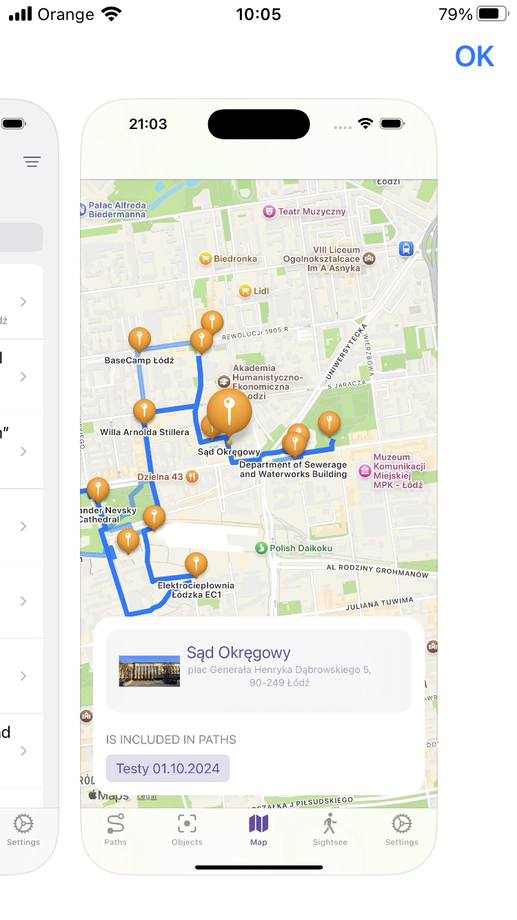 grafika z aplikacji Przyjazne miasto