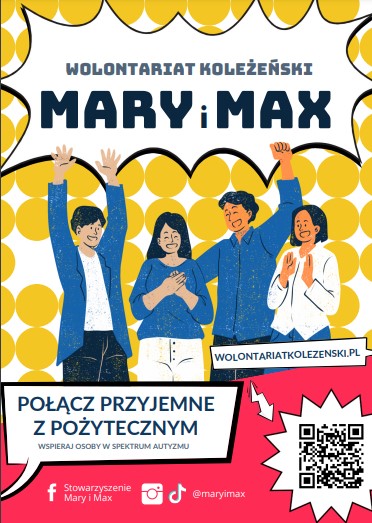 grafika wolontariatu Mary i Max