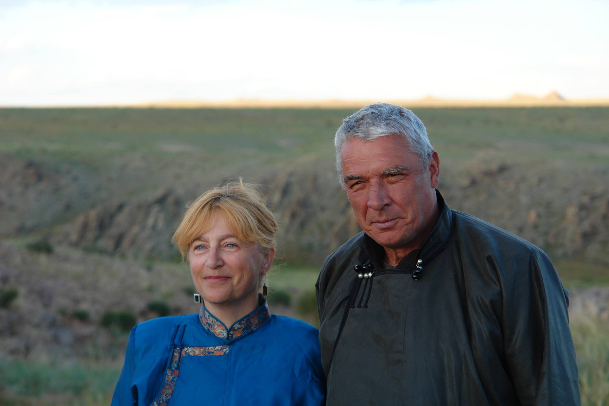 Portret Moniki Sznajderman i Andrzeja Stasiuka